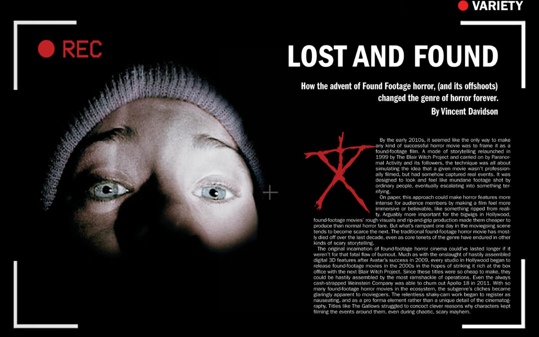Found Footage Infographic
